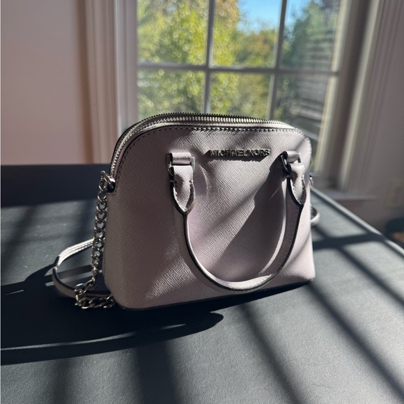 MICHAEL KORS | Cindy Extra Small Purple Leather Satchel - Picture 2 of 6